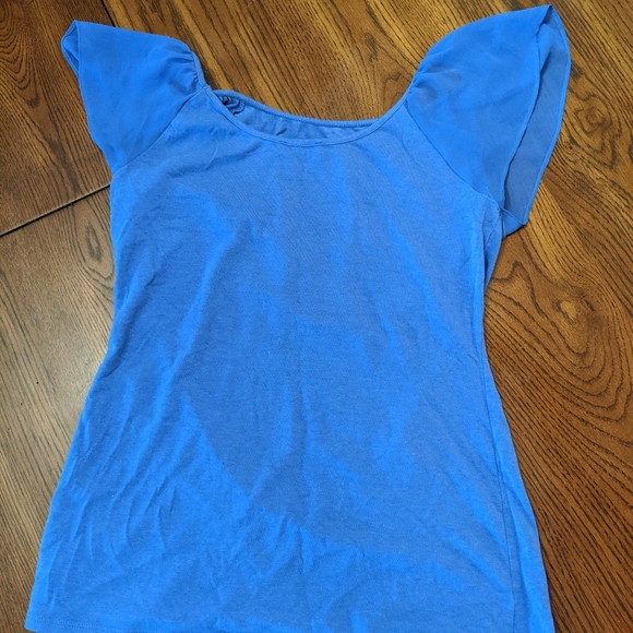 Sheer sleeve Express t-shirt - Picture 3 of 4